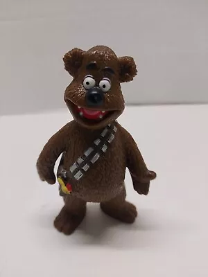 Muppets Fozzie Bear Chewbacca Figure Star Wars Disney 2008 4 Inch • $18.04