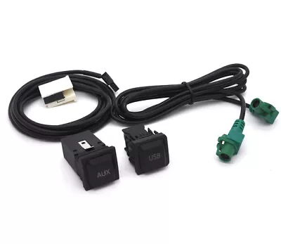 USB Aux Switch Socket With Cable For RCD510 RCD310 VW Golf/GTI/R MK5 MK6 Jetta • $35.99