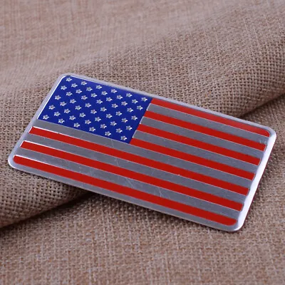 USA American Flag 3D Metal Car Side Body Bumper Emblem Badge Sticker Accessories • $3.61