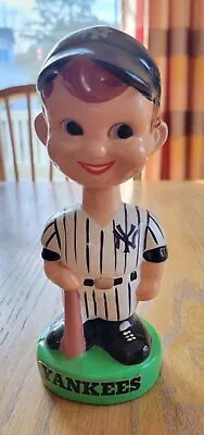 Vintage NEW YORK YANKEES Baseball Sports Nodder Bobble Head • $24.99