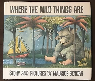 WHERE THE WILD THINGS ARE - SIGNED By Maurice Sendak - 25th Anniversary HC/DJ • $349.99