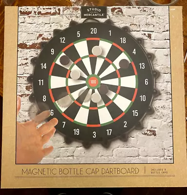 Studio Mercantile Magnetic Bottle Cap Dartboard Indoor Game • $11.99