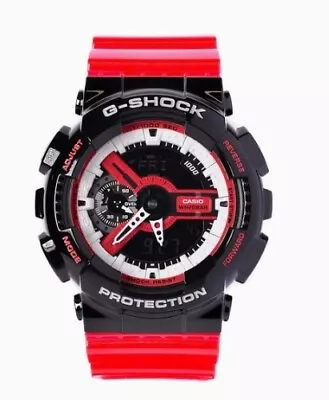 Casio G-shock GA-110GB Black Face Red Band Model 5146 Brand New • $174.99