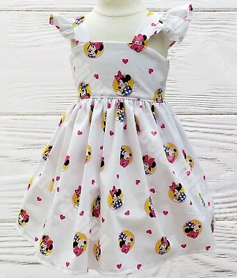 Minnie Mouse Girl Dress Minnie Girls Sundress Birthday Toddler Girl Minnie Dress • $26