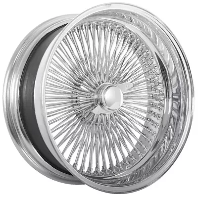 22x8  LA Wire Wheels Reverse 150-Spoke Straight Lace Chrome Rims (C59) • $1999