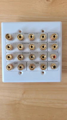 $40 • Buy Home Theater Surround Sound Wall Plate