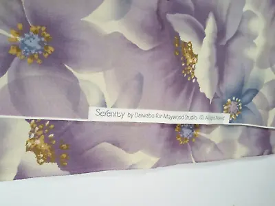 Fabric Maywood Studio Serenity By Daiwabo 2 Yards X 42  100% Cotton • $8.46