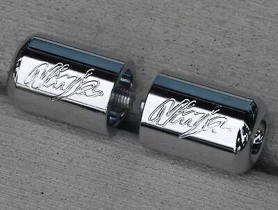 $12.95 • Buy Kawasaki Ninja 250 300 400 650 ZX6 ZX6R ZX9 ZX10 ZX10R ZX11 ZX14 CHROME BAR ENDS