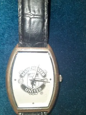 Vintage 1990s Manchester United Football Club Crest Mens Watch • $135