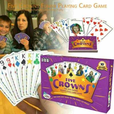 $25.86 • Buy 2X Five Crowns Card Game 5 Suites Classic Fun Family Party Rummy Style Play