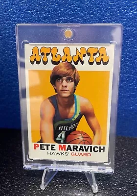 1971-72 Topps - #55 Pete Maravich • $22