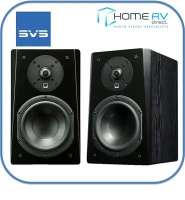 SVS Prime Bookshelf Speakers Hifi Cinema PAIR Loudspeakers - Black Ash • £569