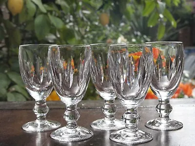 Waterford Crystal Blarney (Older) Sherry Glasses Set Of 5 Vintage 4 1/4  Tall • £40