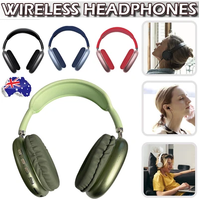 $22.59 • Buy P9 Wireless BT Headphones Headset Over Ear With Microphone Noise Cancelling