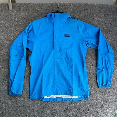 Patagonia Men’s Rain Jacket Small Outdoor Torrentshell H2no Royal Blue • $72.32