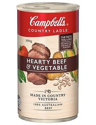 Campbells Country Ladle Soup Homestyle Beef And Vegetable 500g • $7.95