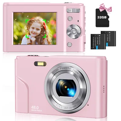 $32.48 • Buy 2.5 Inch Screen Vlogging Camera 48MP Digital Camera Autofocus 16X Digital Zoom