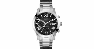 Guess U0668G3 Chronograph Stainless Steel Bracelet Watch 45mm $135 # KW 41 B • $48.73