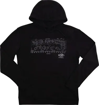 EVH Eddie Van Halen 5150 Schematic Fleece Hoodie Black MEDIUM (M) • $49.99