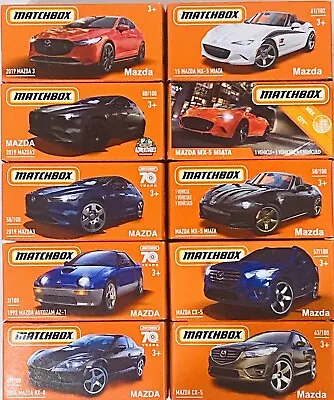 Matchbox Mazda Lot Of 10 Mazda 3 Mazda Mx5 Miata Mazda CX-5 Mazda RX-8 MazdaAZ-1 • $108.88