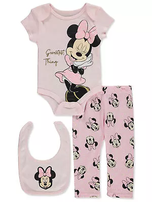 Disney Minnie Mouse Baby Girls' 3-Piece Leggings Set Outfit • $16.99