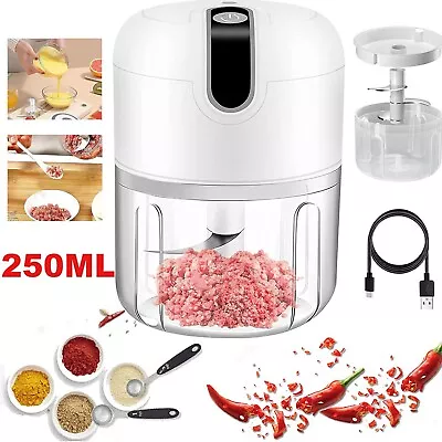 Mini Chopper Food Processer Vegetable Electric Blender& Multi Mixer Onion Cutter • £11.89