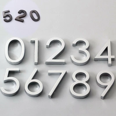£1.45 • Buy 6cm Door Number Sign Stickers Self Adhesive 0-9 Digital Apartment Home DIY Decor