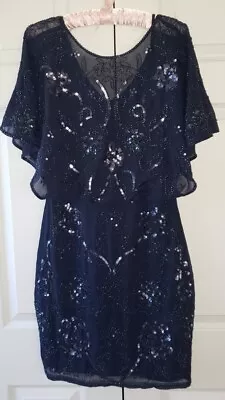 Women's Holly Bracken Sequined Mother Of The Bride Dress - L • $14.99