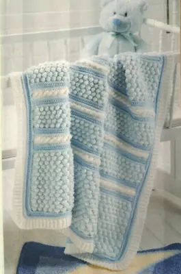 Baby Bubble Wrap Afghan Nursery Decor Crochet Pattern Instructions • $2.50