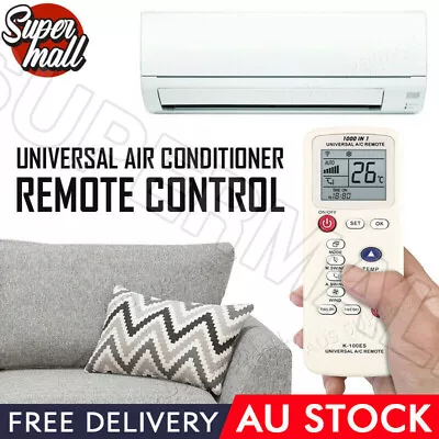 $7.55 • Buy Universal A/C Air Conditioner Remote Control Electricity LCD Display AC K-100ES