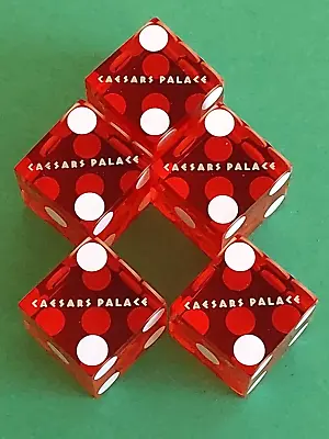 Dice Casino Caesar's Palace Las Vegas 1-Sticks(5-Dice) Matching Number • $9.95