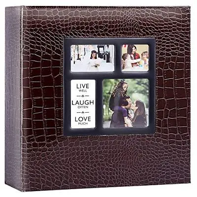 £30.45 • Buy Photo Album 1000 Pockets 6x4 Photos Extra Large Slip Wedding Family Size Leather