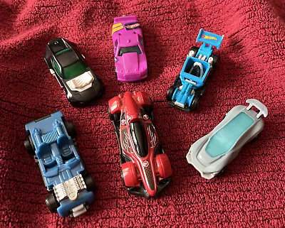 Lot Of 6 Hot Wheels McDonald's Happy Plastic Toys. • $6.97