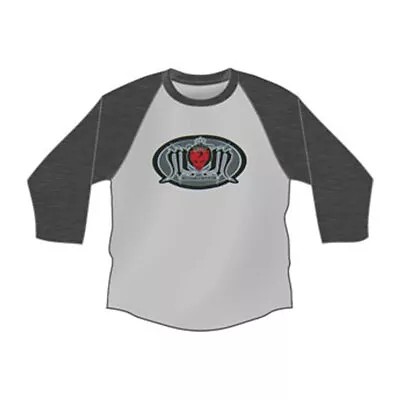 Men's Methods Of Mayhem Demon Crown Logo Baseball Jersey X-Large Grey • $32.99