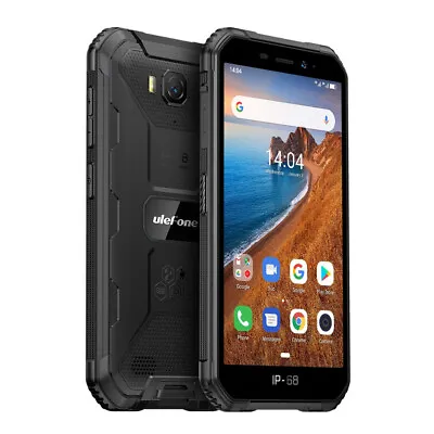 Ulefone Armor X6 Rugged Smartphone SIM Free Rugged Phone Unlocked IP68/69K Black • £115.43