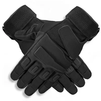 Tactical Full Finger Gloves Tough Outdoor Military Training Combat Riding Gloves • $13.98