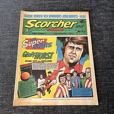 Scorcher Comic 10 Feb 1973 Aberdeen Geoff Hurst Colin Stein John Roberts • £3.99