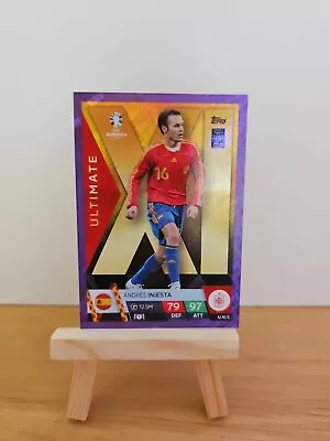Andres Iniesta Ultimate XI Topps Euro 2024 Match Attax  • £0.99
