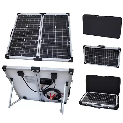 60W 12V Folding Solar Panel Charging Kit For Caravan Motorhome Campervan Boat • £129.99