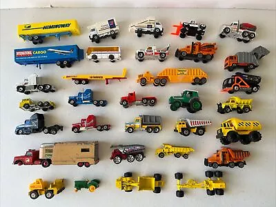 Vintage Diecast Lot - Semi Trucks & Trailers Construction Die Cast Farming • $24.99