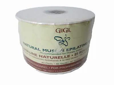 GIGI Natural Muslin Epilating Roll 3.25 In X 40 Yards Soft Wax Hair Removal 0620 • $23.76