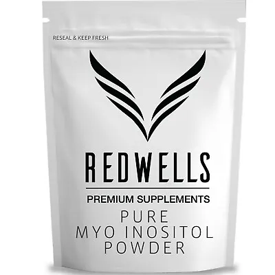Myo Inositol Powder REDWELLS PCOS & Fertility GMO Free Vegan - With Scoop • £9.95