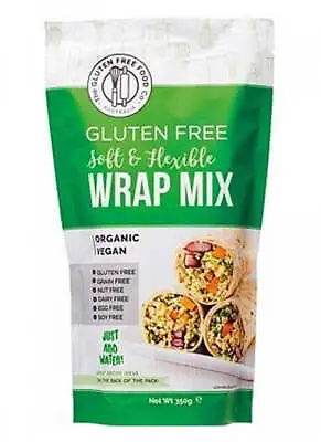 THE GLUTEN FREE FOOD CO. Soft & Flexible Wrap Mix - 350g • $14.95