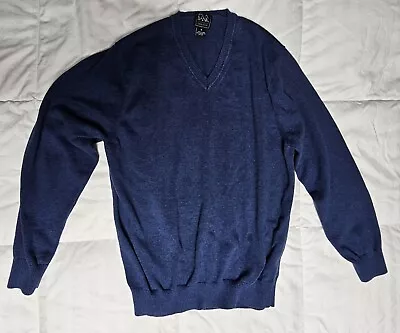 Jos. A. Bank Traveler V-Neck Lightweight Blue Sweater Men's XL • $14.99