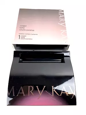 Mary Kay Magnetic Black Make Up Compact - Unfilled Customize-able NEW IN BOX • $9.95