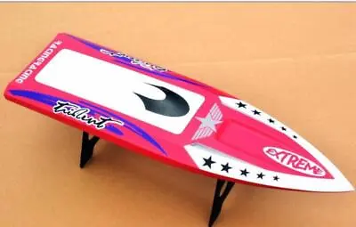 DT RC Model Electric Boat Hull H640 Colored Red KIT Only For Advanced Player DIY • $437.03