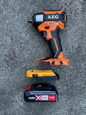 $57.80 • Buy Ozito 18v Battery Adaptor To AEG / Rigid 18v Tools