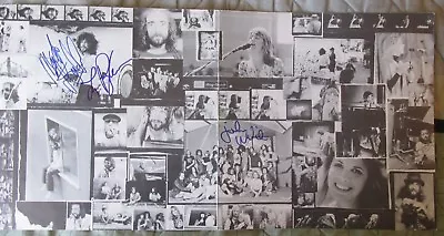 Fleetwood Mac SIGNED Inner Sleeve ( Rumours ) John Mick And Lindsey PROOF • $699.99