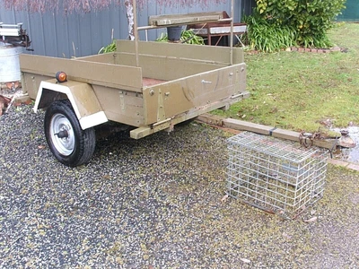 $425 • Buy # 6x4  Trailer - --tows Great--lights Work--new Tyres --needs No Registration #