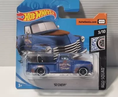 Hot Wheels - '52 Chevy - Rod Squad - 1:64 - RLS 2019 - Short Card • $8